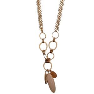 Time and Tru Naturals Link Pendant Necklace. Free earrings w/purchase